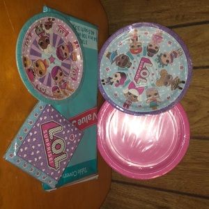 Lol doll party table setting